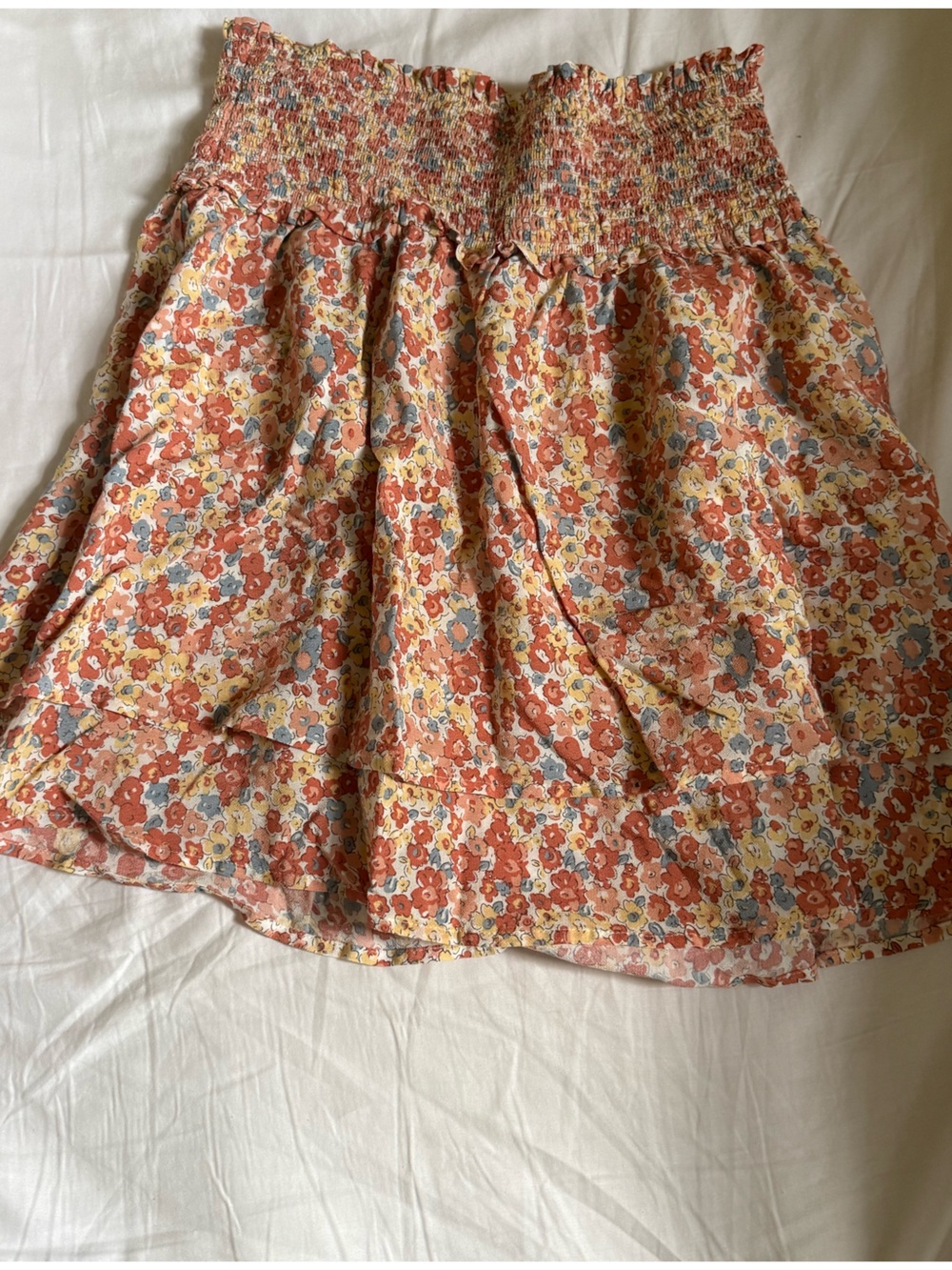 Rails Pink Floral Ruffle Mini Skirt - Picture 5 of 5